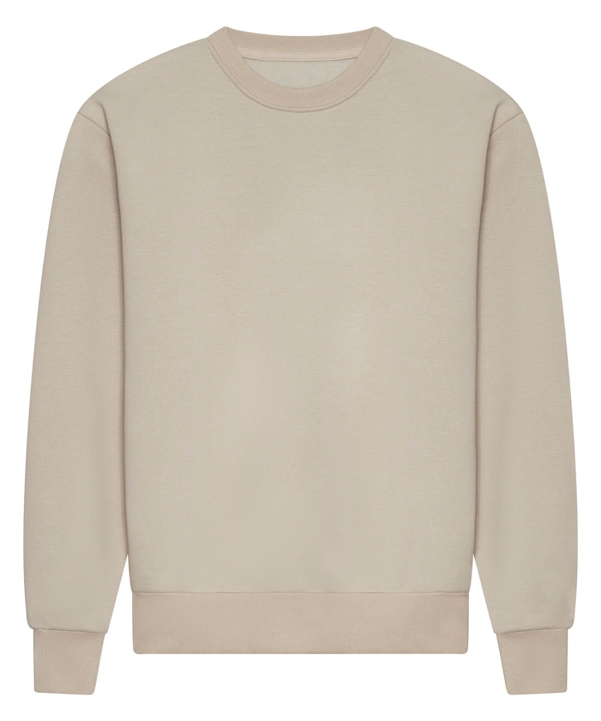 AWDis Just Hoods Heavyweight signature sweatshirt JH123 - Natural Stone - Customisable Sweatshirts