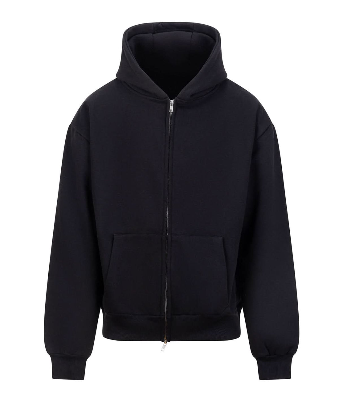 AWDis Just Hoods Signature heavyweight zoodie JH125 - Deep Black - Customisable Hoodies