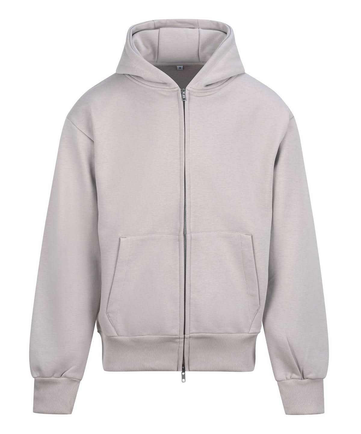 AWDis Just Hoods Signature heavyweight zoodie JH125 - Natural Stone - Customisable Hoodies