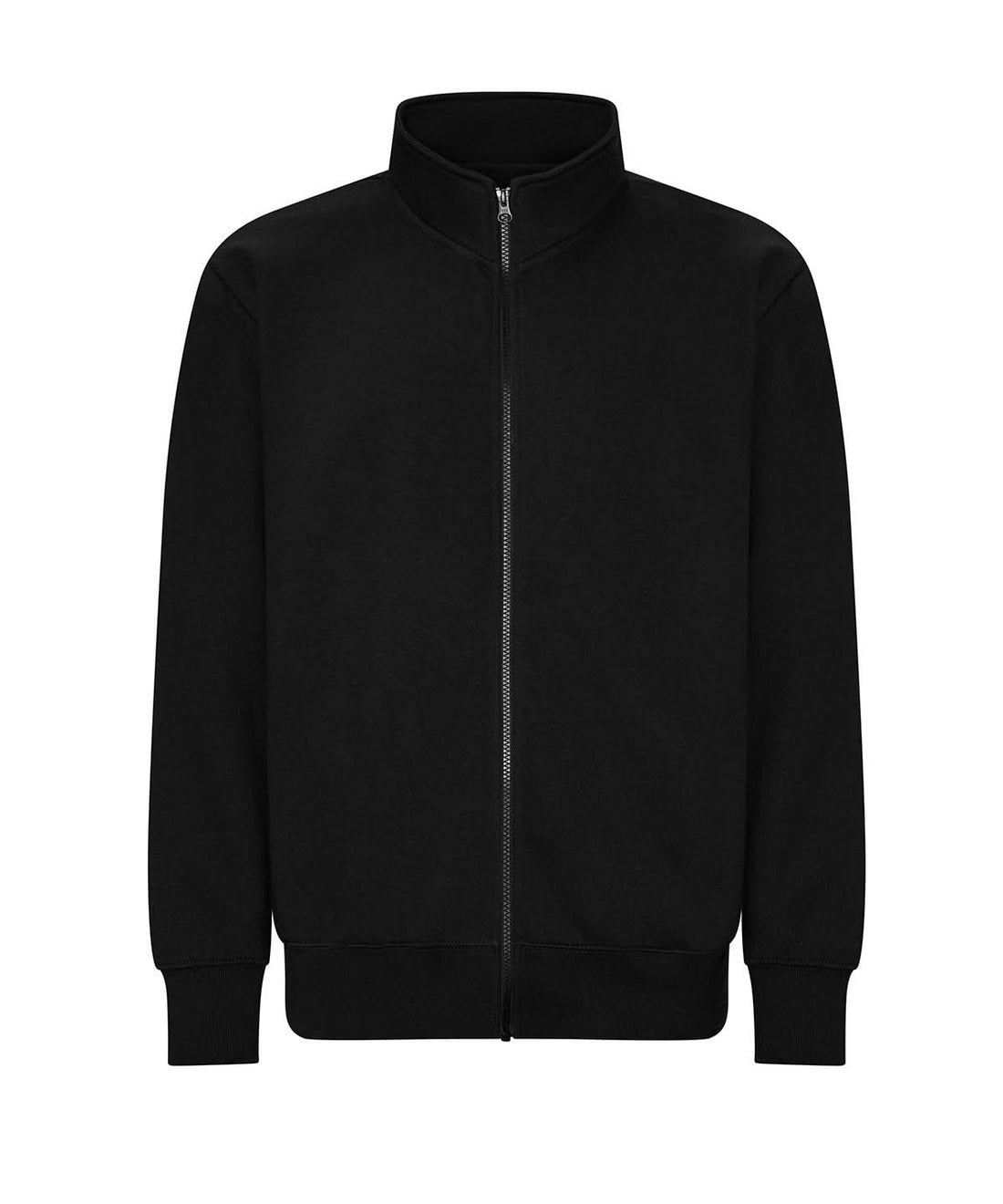 AWDis Just Hoods Campus full zip sweatshirt JH147 - Deep Black - Customisable Sweatshirts