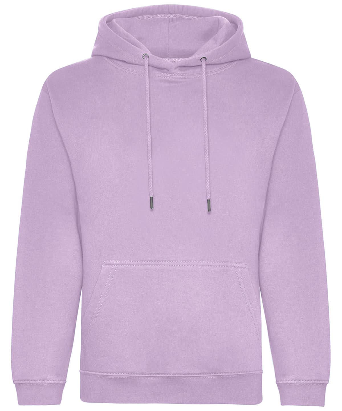 AWDis Just Hoods Organic Hoodie Lavender JH201 - Lavender - Customisable Hoodies