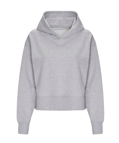 AWDis Just Hoods Womens relaxed hoodie JH305 - Heather Grey - Customisable Hoodies