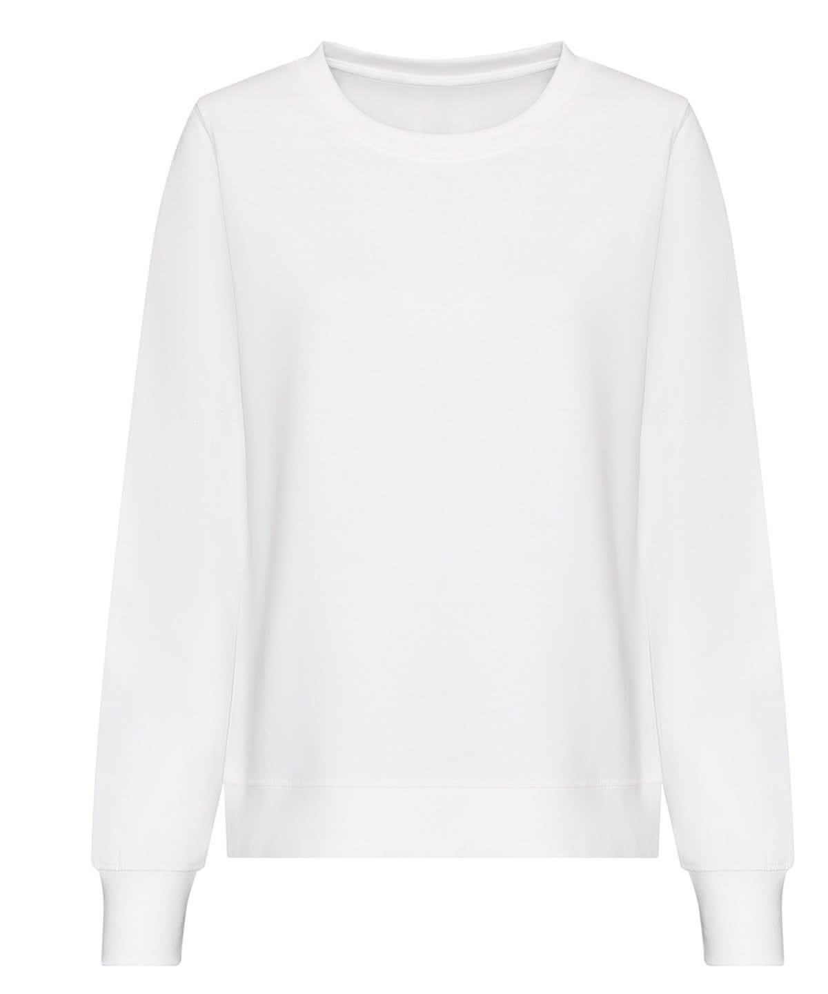 AWDis Just Hoods Womens AWDis sweat JH30F - Arctic White - Customisable Sweatshirts