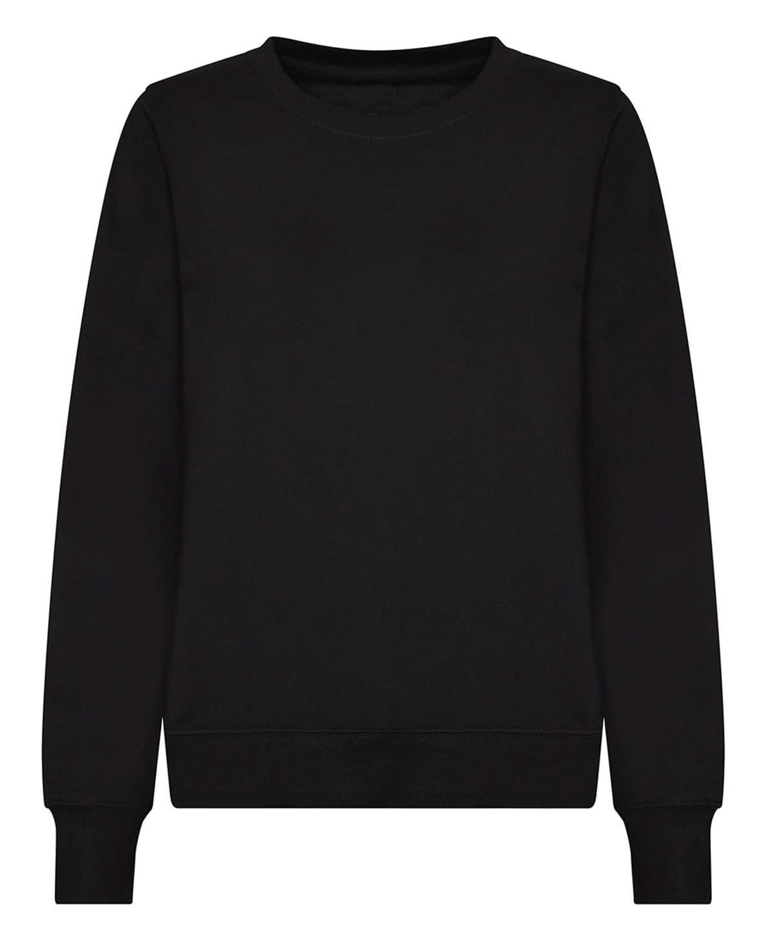 AWDis Just Hoods Womens AWDis sweat JH30F - Deep Black - Customisable Sweatshirts