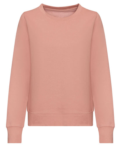 AWDis Just Hoods Womens AWDis sweat JH30F - Dusty Pink - Customisable Sweatshirts