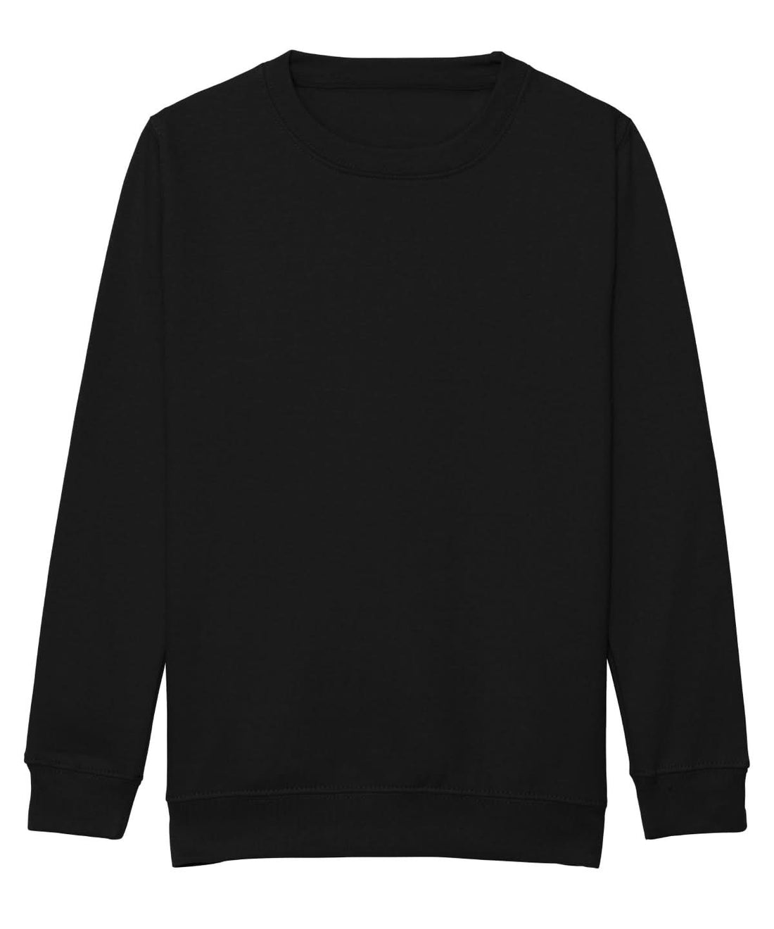 AWDis Just Hoods Kids AWDis Sweatshirt Deep Black JH30J - Deep Black - Customisable Sweatshirts