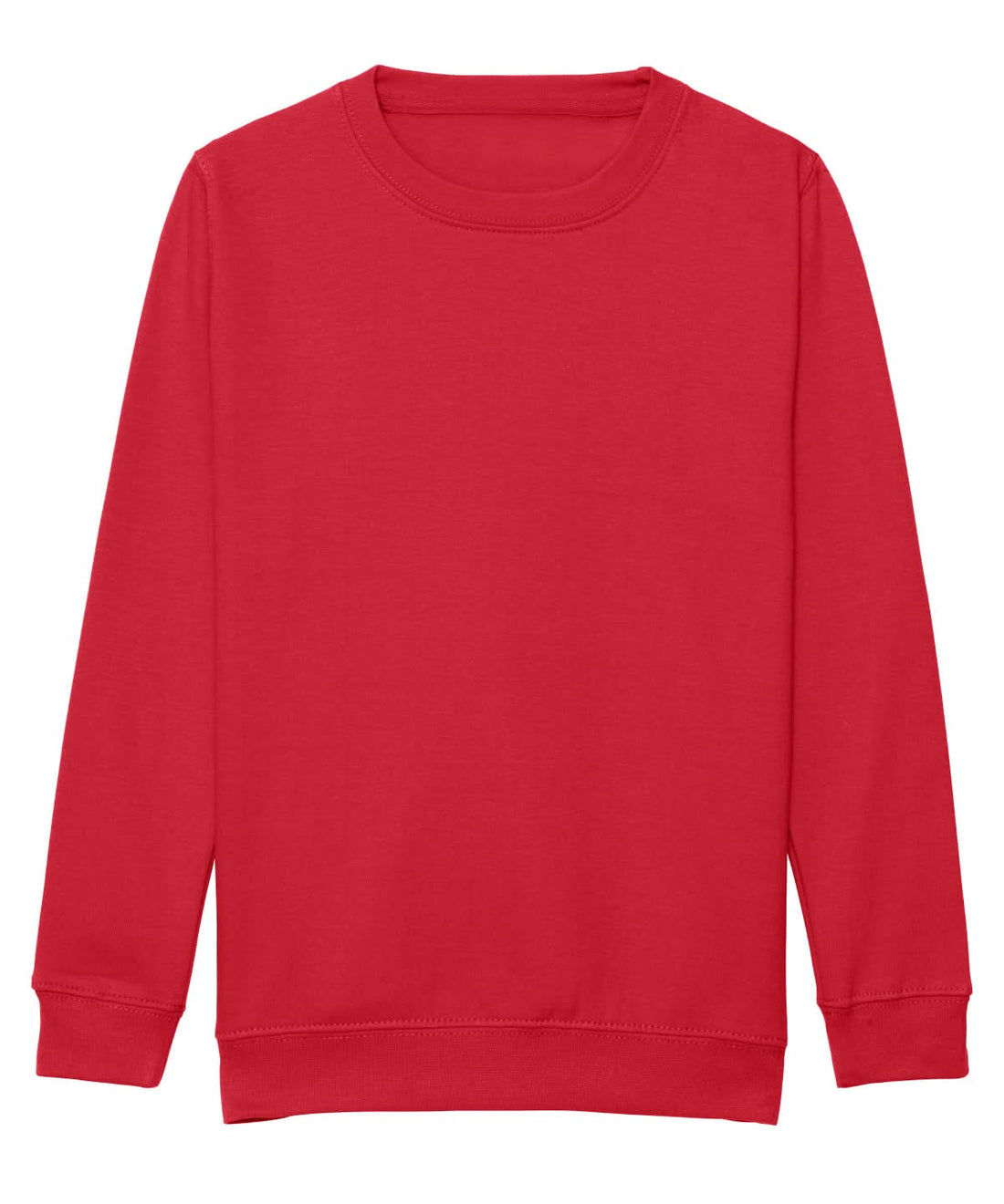AWDis Just Hoods Kids AWDis Sweatshirt Fire Red JH30J - Fire Red - Customisable Sweatshirts