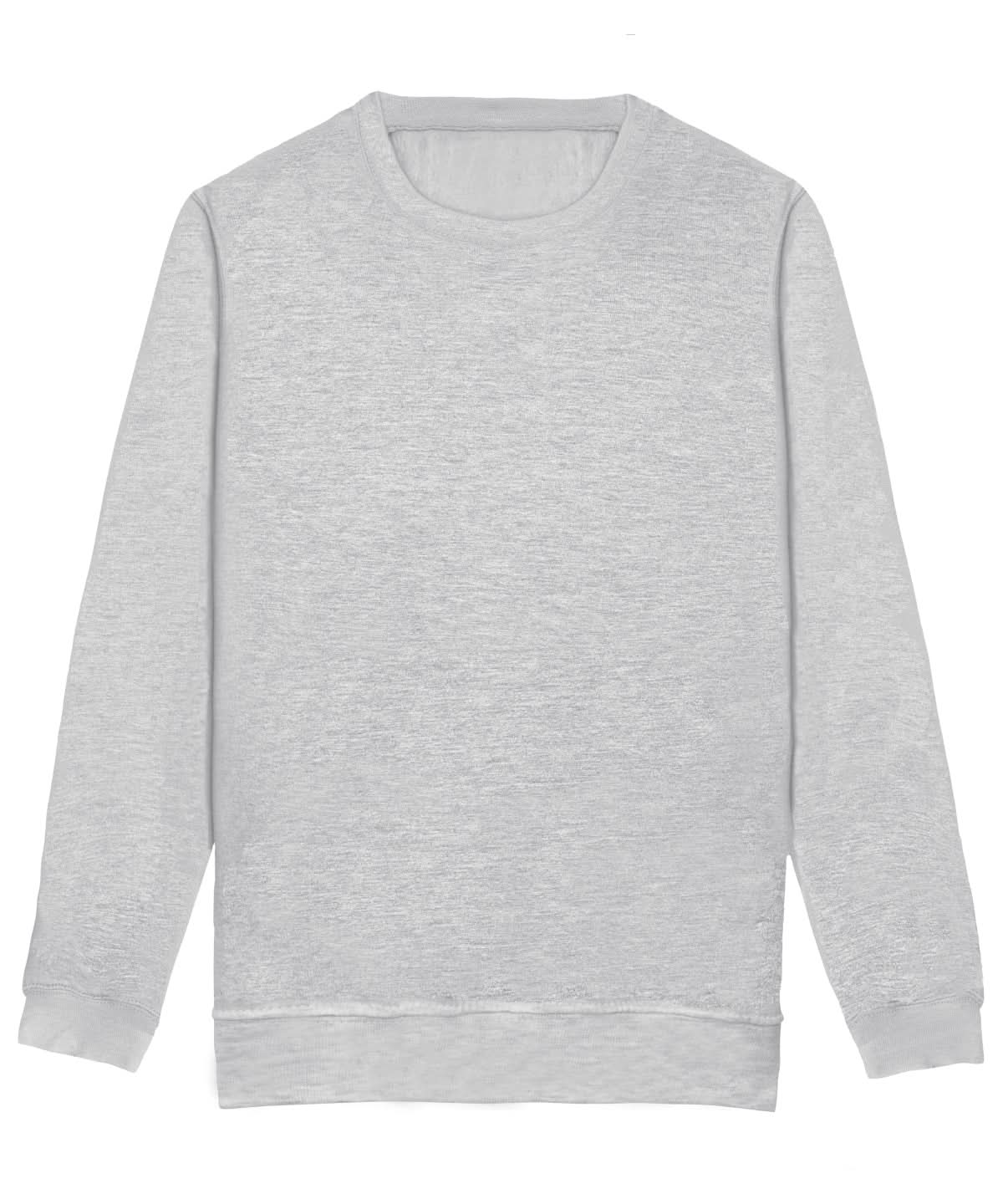 AWDis Just Hoods Kids AWDis Sweatshirt Heather Grey JH30J - Heather Grey - Customisable Sweatshirts