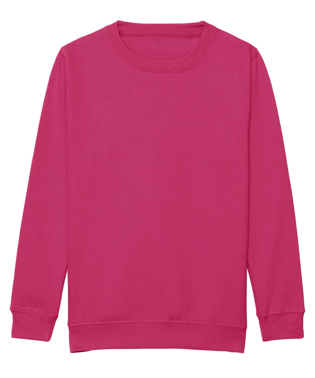 AWDis Just Hoods Kids AWDis Sweatshirt Hot Pink JH30J - Hot Pink - Customisable Sweatshirts