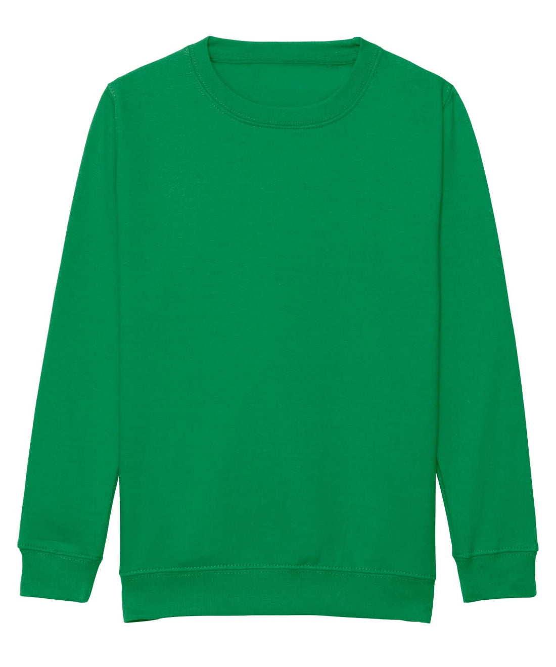 AWDis Just Hoods Kids AWDis Sweatshirt Kelly Green JH30J - Kelly Green - Customisable Sweatshirts