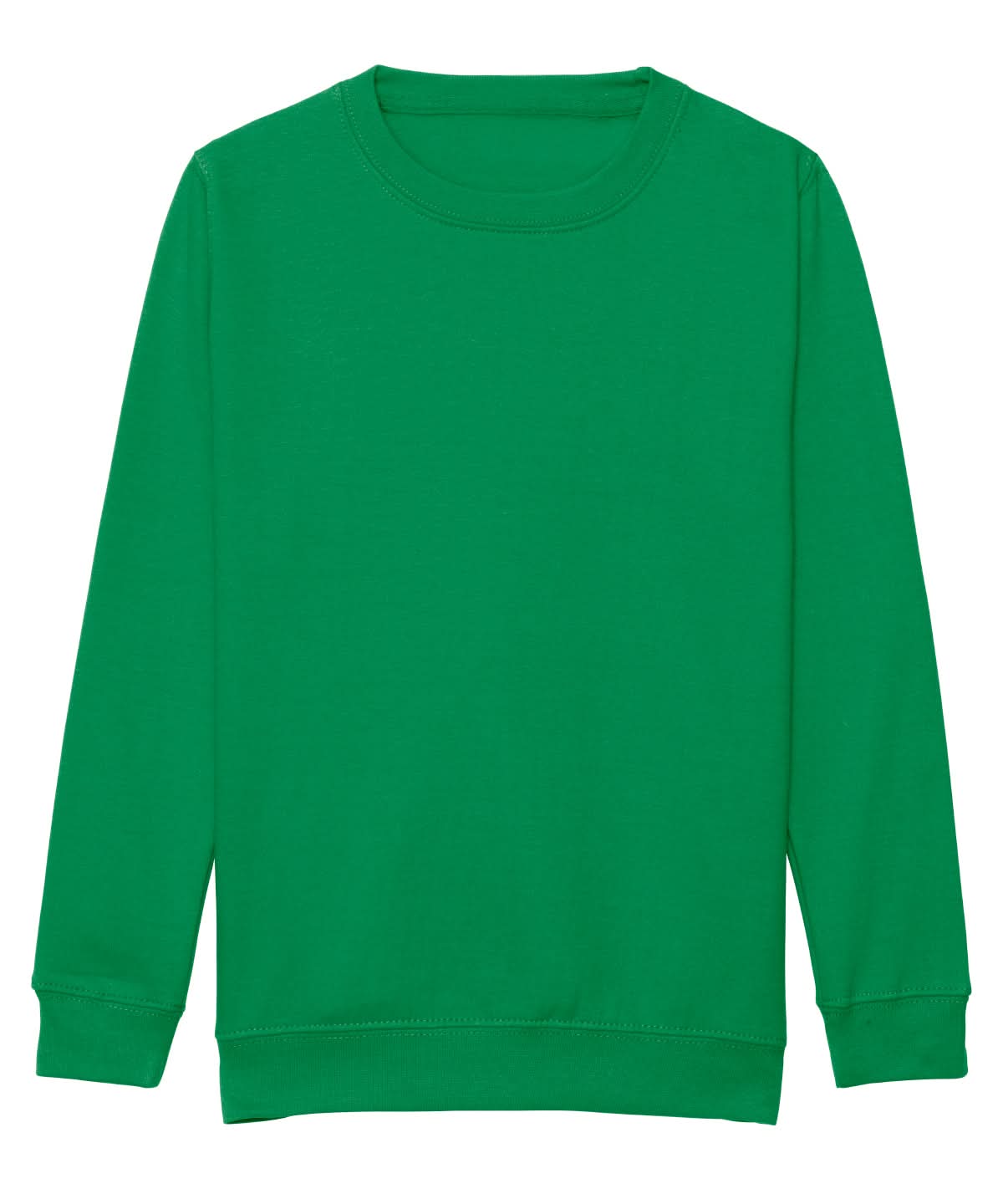 AWDis Just Hoods Kids AWDis Sweatshirt Kelly Green JH30J - Kelly Green - Customisable Sweatshirts