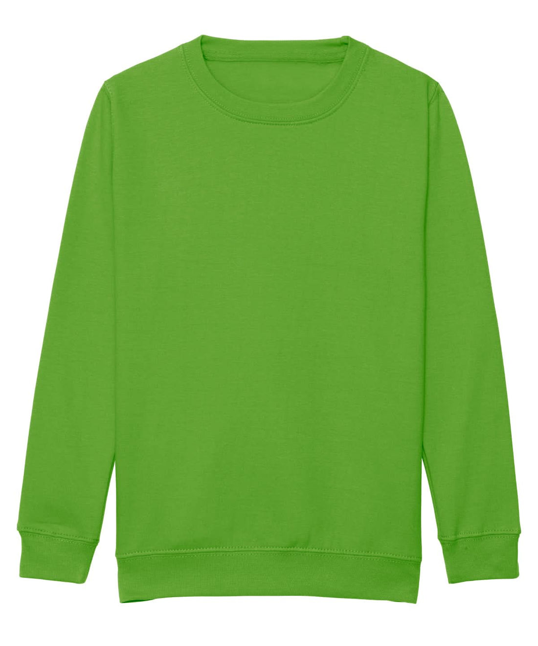 AWDis Just Hoods Kids AWDis Sweatshirt Lime Green JH30J - Lime Green - Customisable Sweatshirts