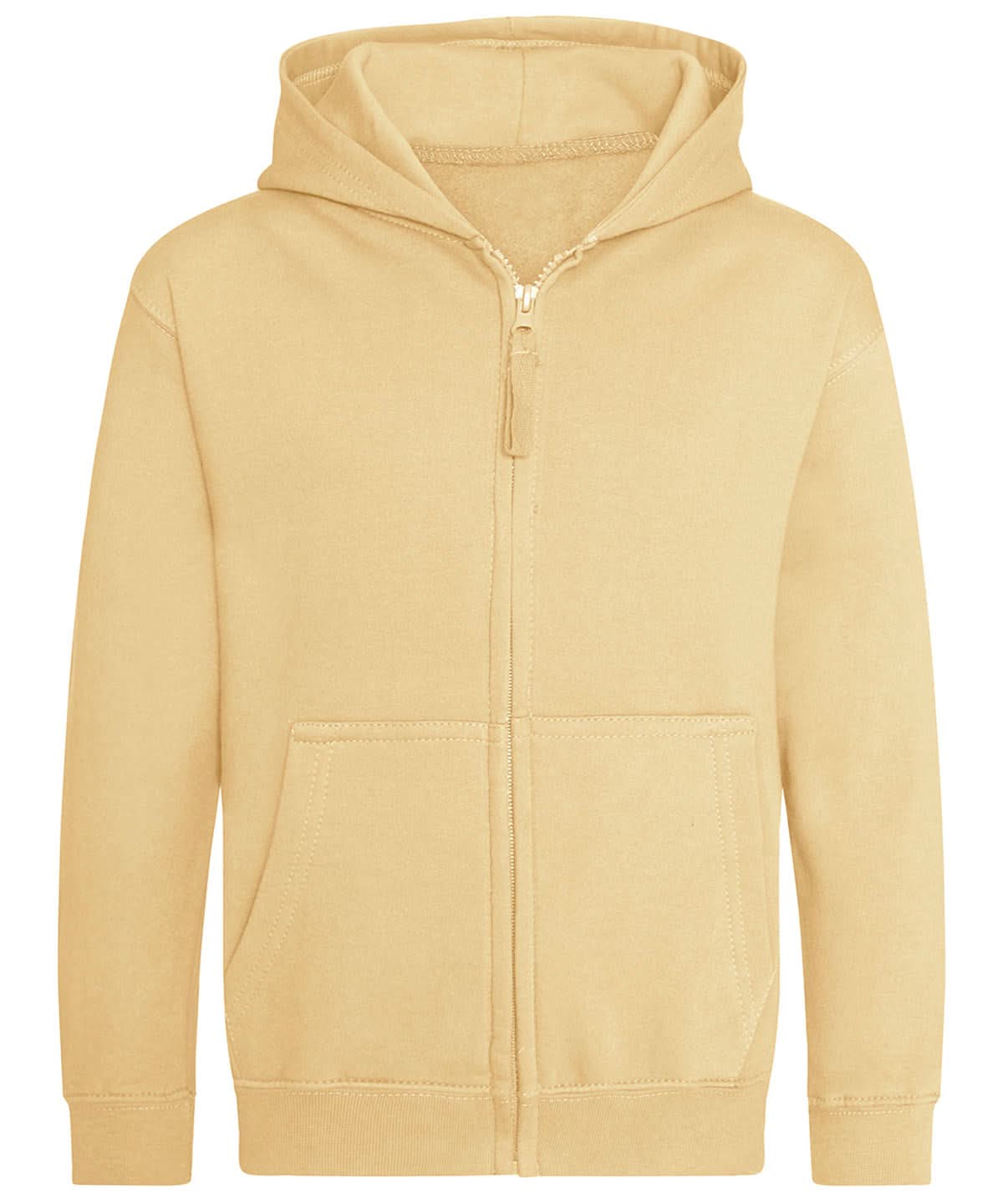 AWDis Just Hoods Kids zoodie JH50J - Desert Sand - Customisable Hoodies