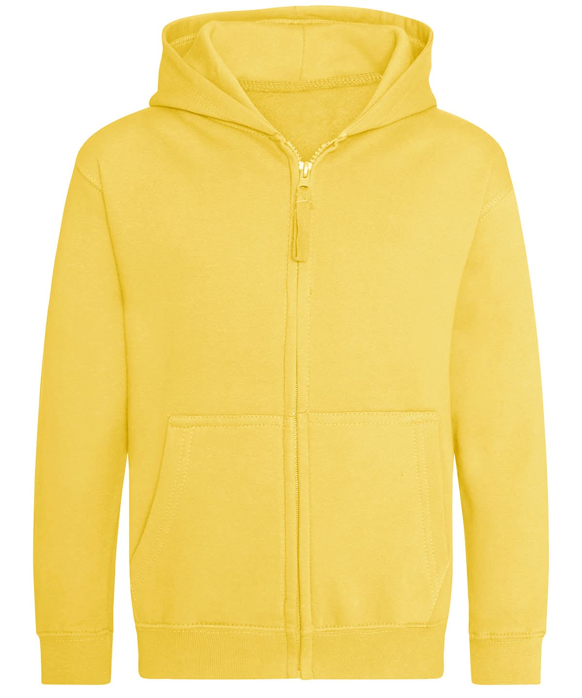 AWDis Just Hoods Kids zoodie JH50J - Sun Yellow - Customisable Hoodies