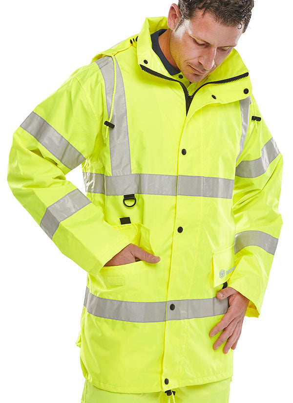 Beeswift Jubilee Hi Vis Jacket - Saturn Yellow - Customisable Jackets