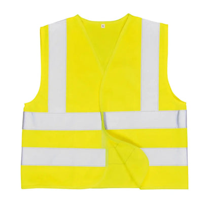 Hi Vis Junior Band And Brace Vest Jn14 - Yellow - Customisable Vests