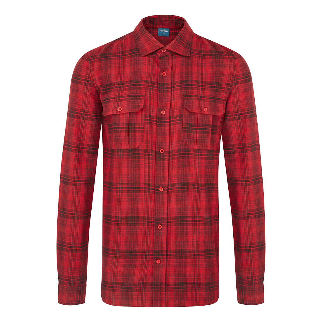 Ka3 Check Shirt Ka307 - Red - Customisable Shirts