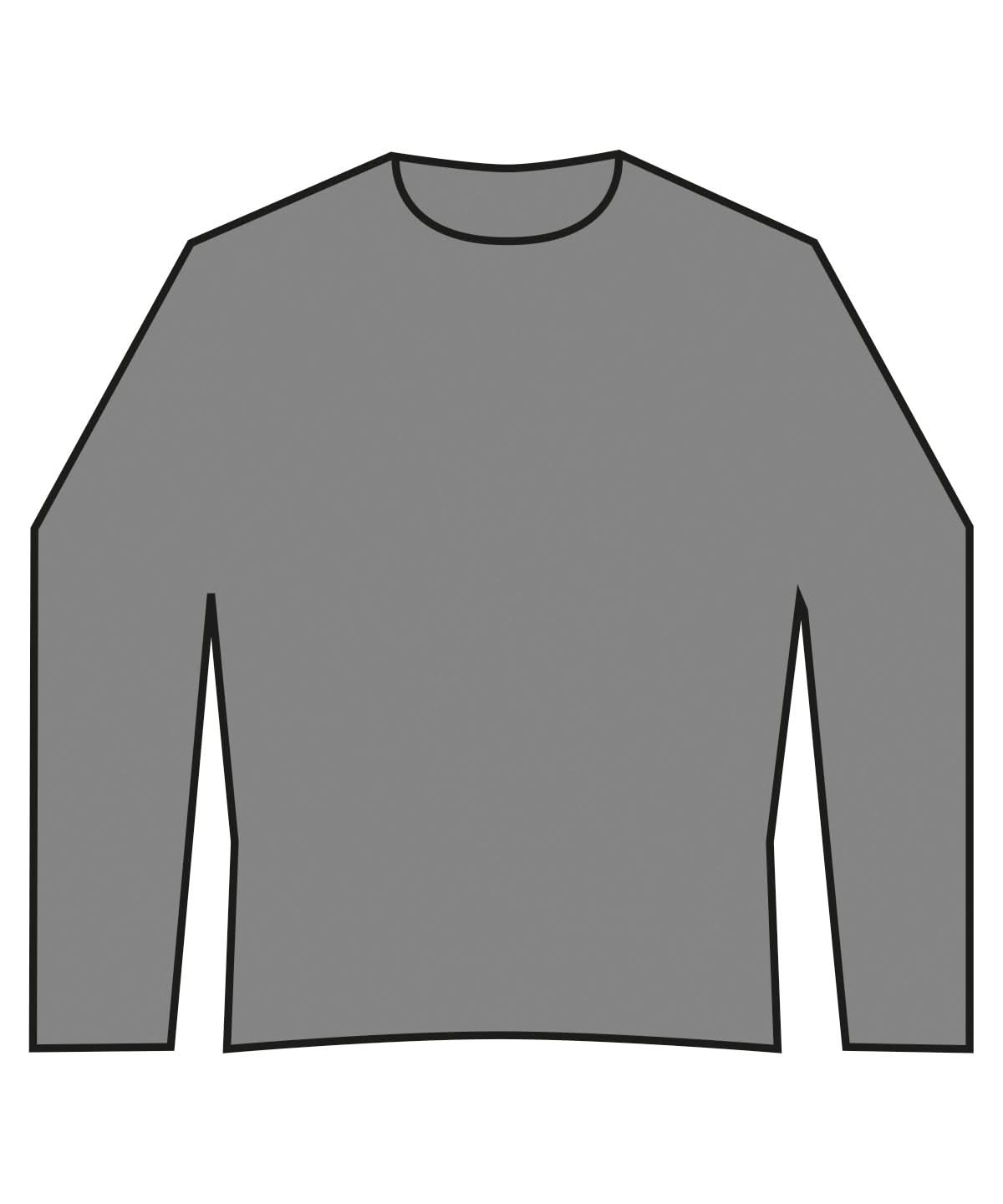 Kustom Kit Regular fit piqu sweatshirt KK337 - Dark Grey - Customisable Sweatshirts