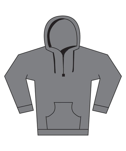 Kustom Kit Regular fit piqu hoodie with zipped pocket KK338 - Dark Grey - Customisable Hoodies