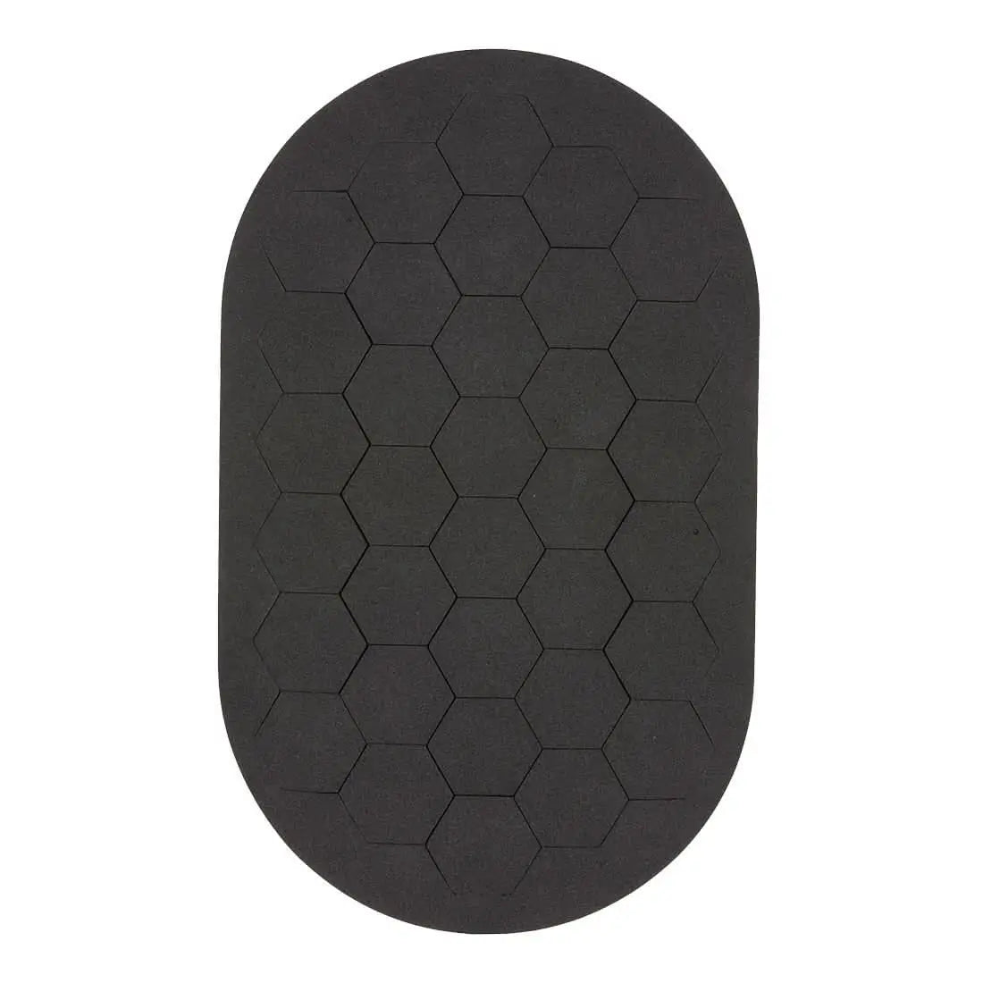 Flexible 3 Layer Knee Pad Inserts Kp33 - Black - Customisable Kneepads &amp; Mats