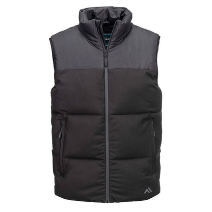 Portwest Kx3 Insulated Baffle Bodywarmer KX305 - Black - Customisable Gilets &amp; Body Warmers