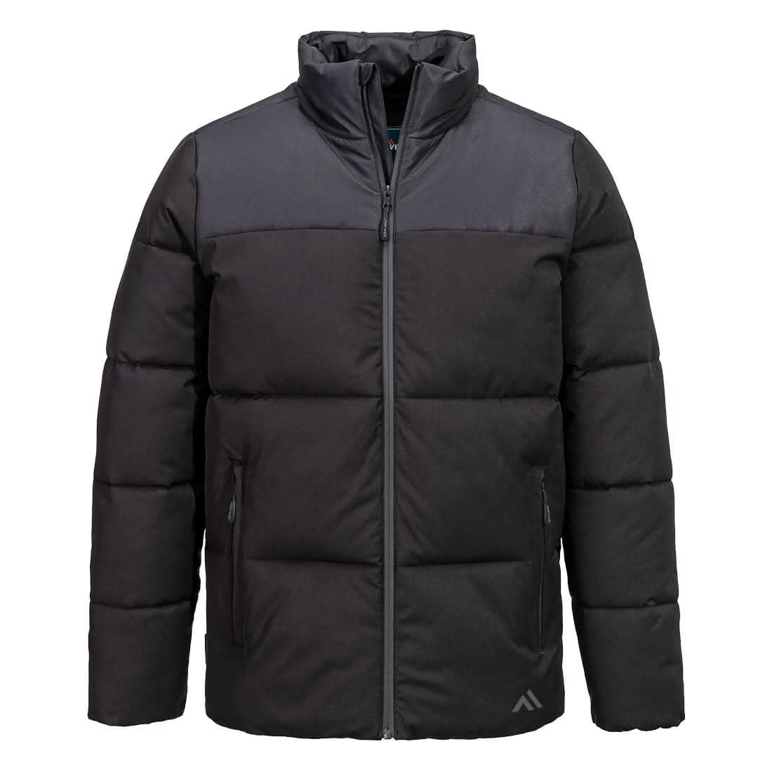 Portwest Kx3 Insulated Baffle Jacket KX306 - Black - Customisable Jacket