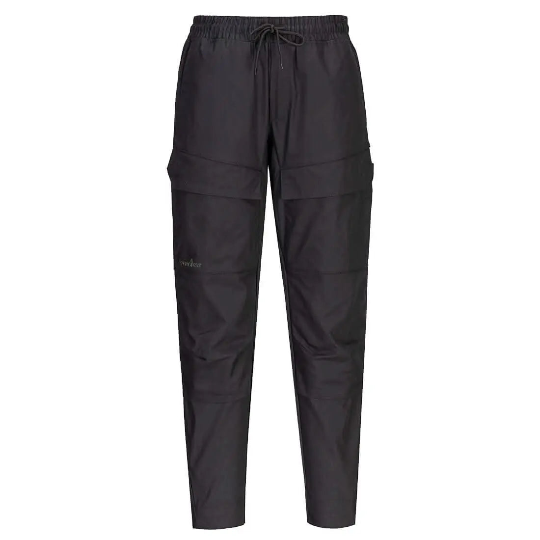 Kx3 Drawstring Combat Trousers - Black - Customisable Work Trousers