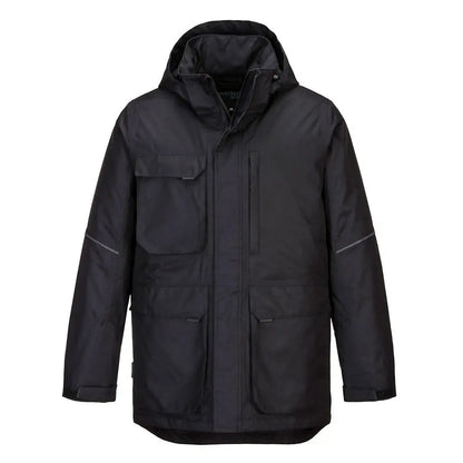 Kx3 Winter Parka Jacket Kx360 - Black XL - Customisable Insulated Jackets