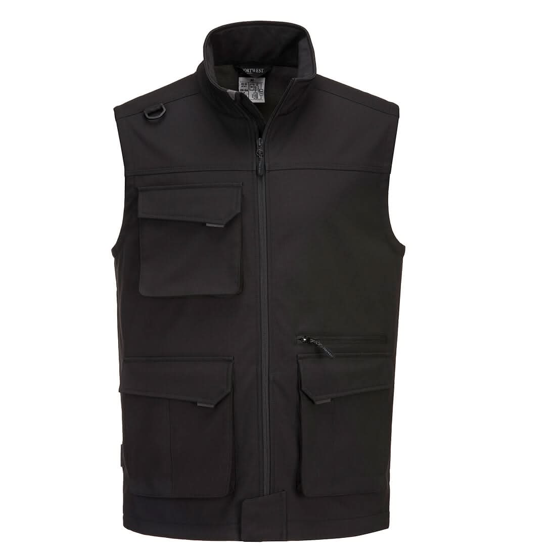 Portwest Kx3 Softshell Bodywarmer 3L KX363 - Black - Customisable Bodywarmer