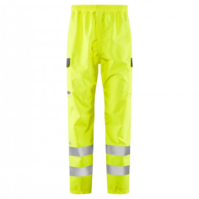 EcoViz 10K Performance Breathable Overtrouser Westleigh L07 - HV YELLOW - Customisable Trousers