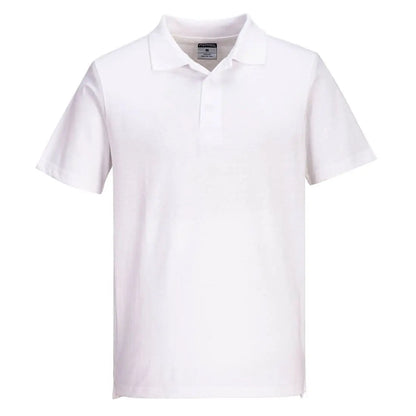 Lightweight Jersey Polo Shirt S/S (48 In A Box) L210 - White - Customisable Polo Shirts
