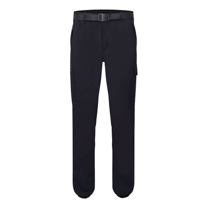 Stretch Lightweight Cuffed Trousers L712 - Black Short - Customisable Work Trousers
