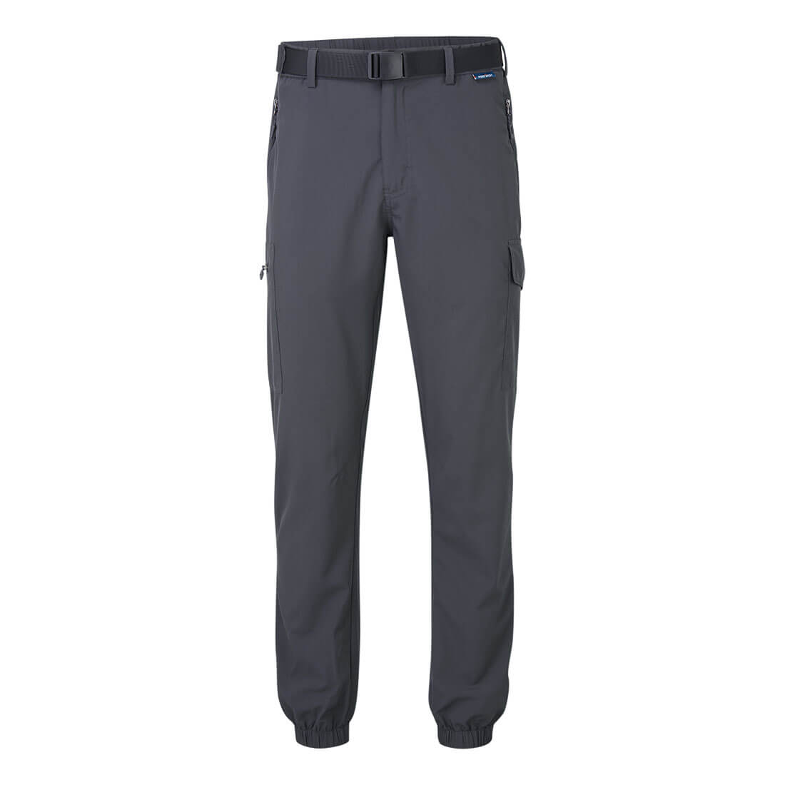 Stretch Lightweight Cuffed Trousers L712 - Metal Grey - Customisable Work Trousers