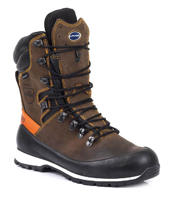 Lavoro Elite Forestry Chainsaw Boot - Brown - Customisable Safety Boots