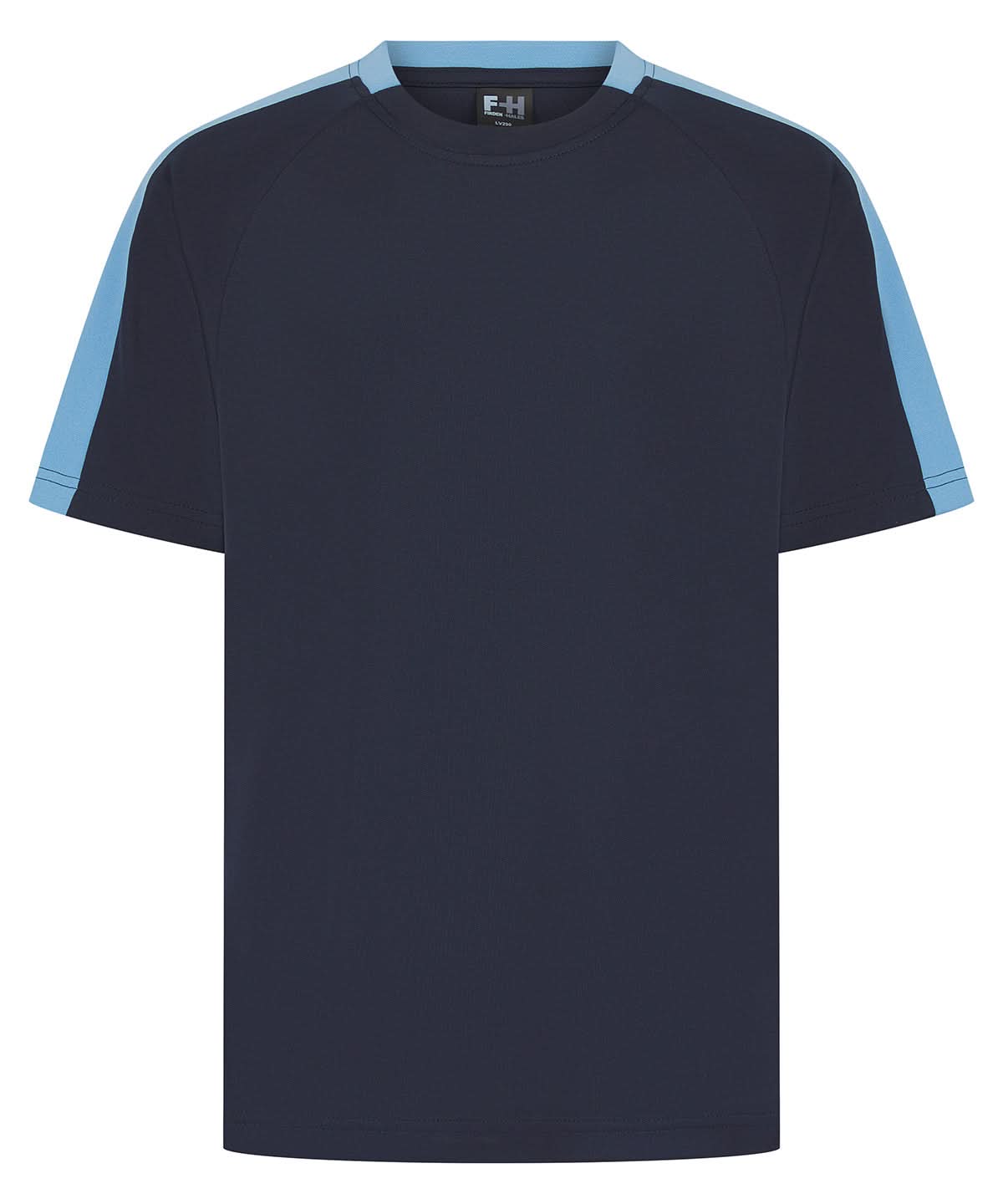 Finden &amp; Hales Finden Hales Unisex team t shirt LV290 - Navy Sky - Customisable T-Shirts