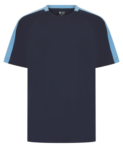 Finden &amp; Hales Finden Hales Unisex team t shirt LV290 - Navy Sky - Customisable T-Shirts