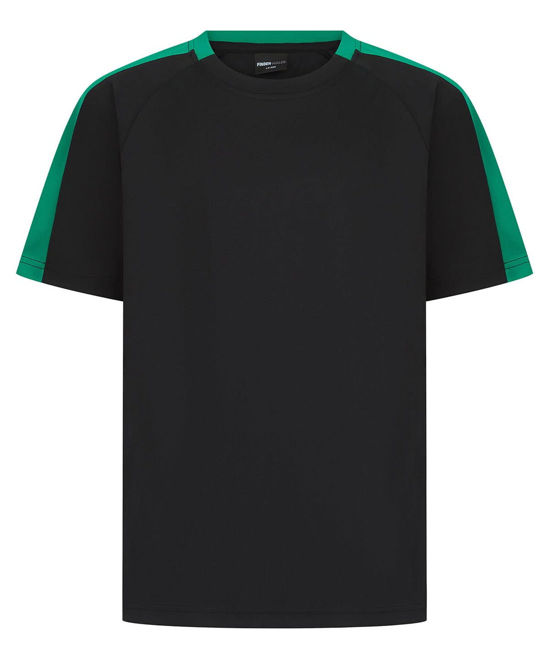 Finden &amp; Hales Finden Hales Kids team t shirt LV292 - Black Emerald - Customisable T-Shirts