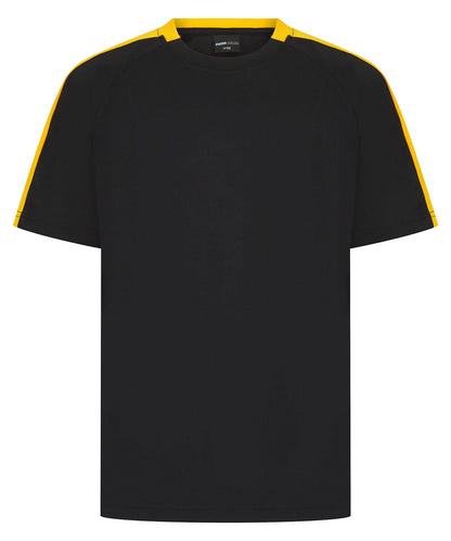 Finden &amp; Hales Finden Hales Kids team t shirt LV292 - Black Gold - Customisable T-Shirts