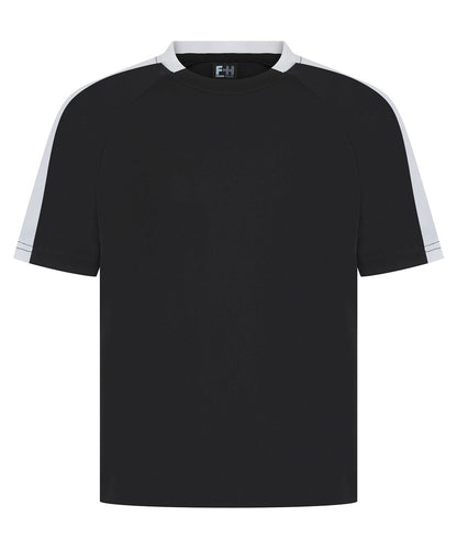 Finden &amp; Hales Finden Hales Kids team t shirt LV292 - Black White - Customisable T-Shirts