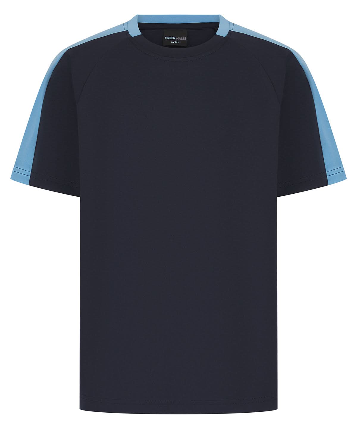 Finden &amp; Hales Finden Hales Kids team t shirt LV292 - Navy Sky - Customisable T-Shirts