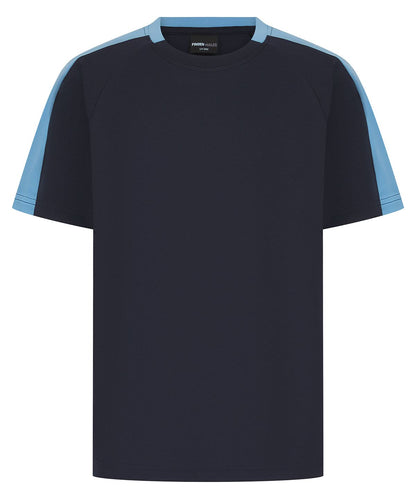 Finden &amp; Hales Finden Hales Kids team t shirt LV292 - Navy Sky - Customisable T-Shirts