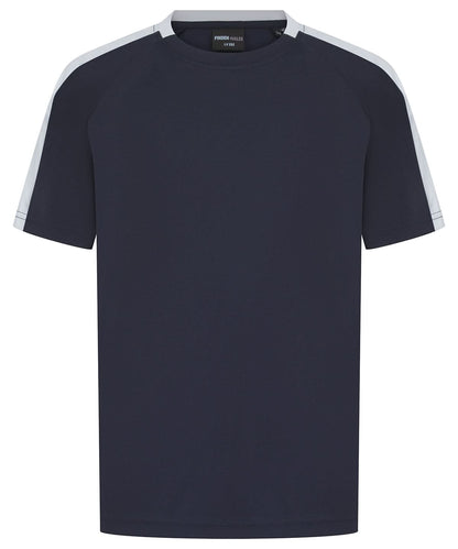 Finden &amp; Hales Finden Hales Kids team t shirt LV292 - Navy White - Customisable T-Shirts