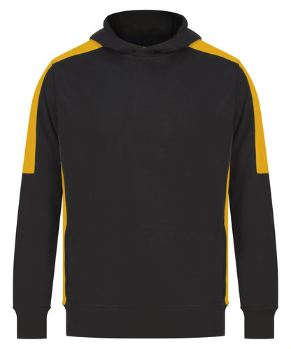Finden &amp; Hales Adults team hoodie LV341 - Black Gold - Customisable Hoodies