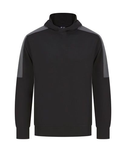 Finden &amp; Hales Adults team hoodie LV341 - Black Gunmetal Grey - Customisable Hoodies