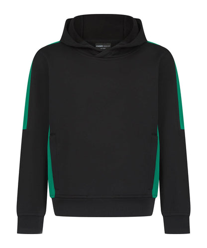Finden &amp; Hales Kids team hoodie LV342 - Black Emerald - Customisable Hoodies
