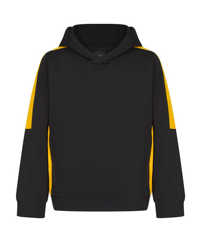 Finden &amp; Hales Kids team hoodie LV342 - Black Gold - Customisable Hoodies