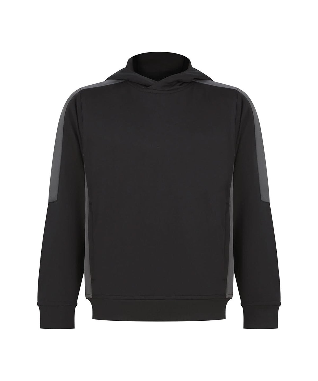 Finden &amp; Hales Kids team hoodie LV342 - Black Gunmetal Grey - Customisable Hoodies