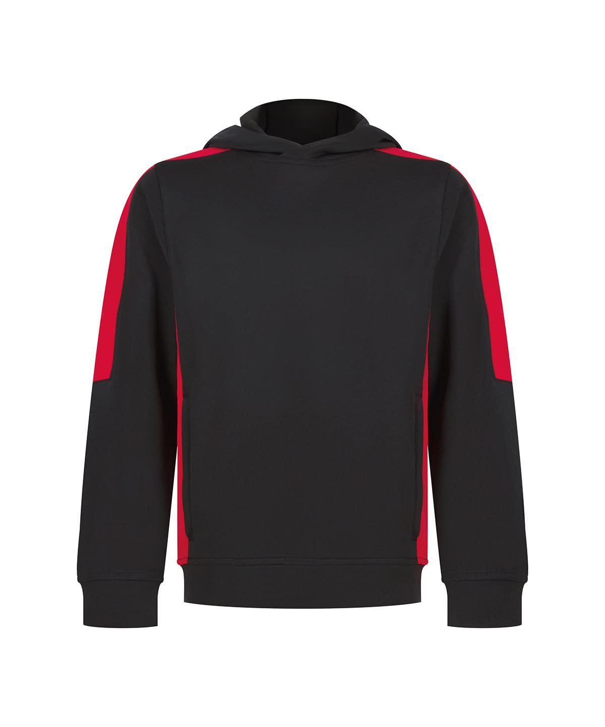 Finden &amp; Hales Kids team hoodie LV342 - Black Red - Customisable Hoodies