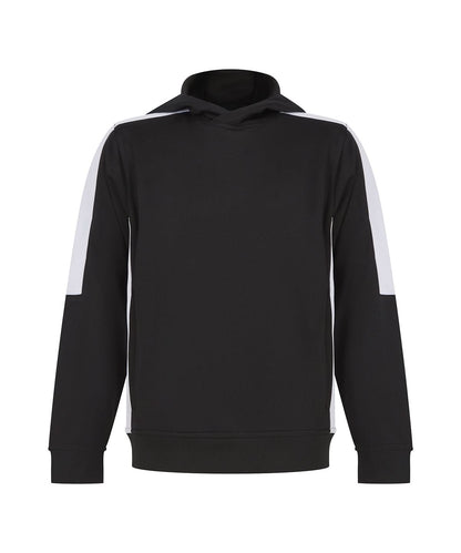 Finden &amp; Hales Kids team hoodie LV342 - Black White - Customisable Hoodies