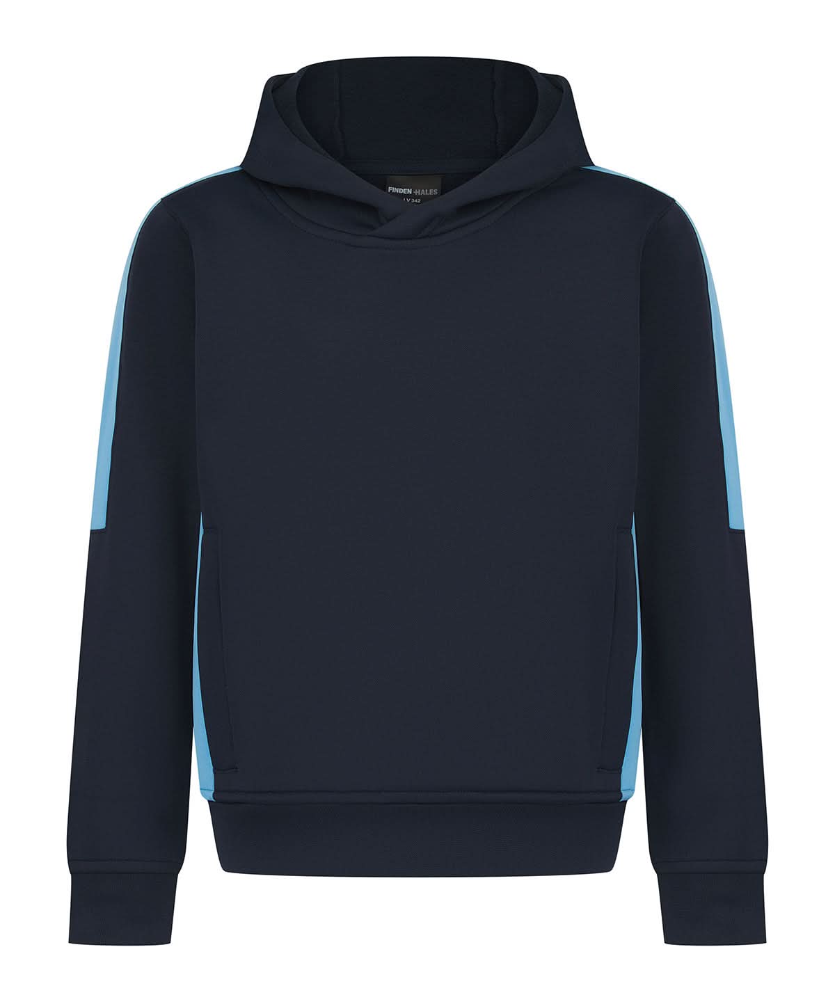 Finden &amp; Hales Kids team hoodie LV342 - Navy Sky - Customisable Hoodies
